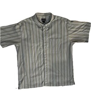 Vintage Patagonia Mens Short Sleeve Rare Snap Button Up/ Cotton Size Large